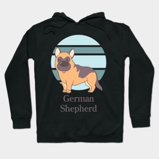 Cute Dogs illustrations - German Shepherd Hoodie
